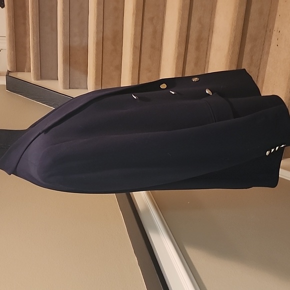 Lauren Ralph Lauren Navy Blue Wool Double Breasted Blazer Sz 14 EUC - Picture 3 of 10